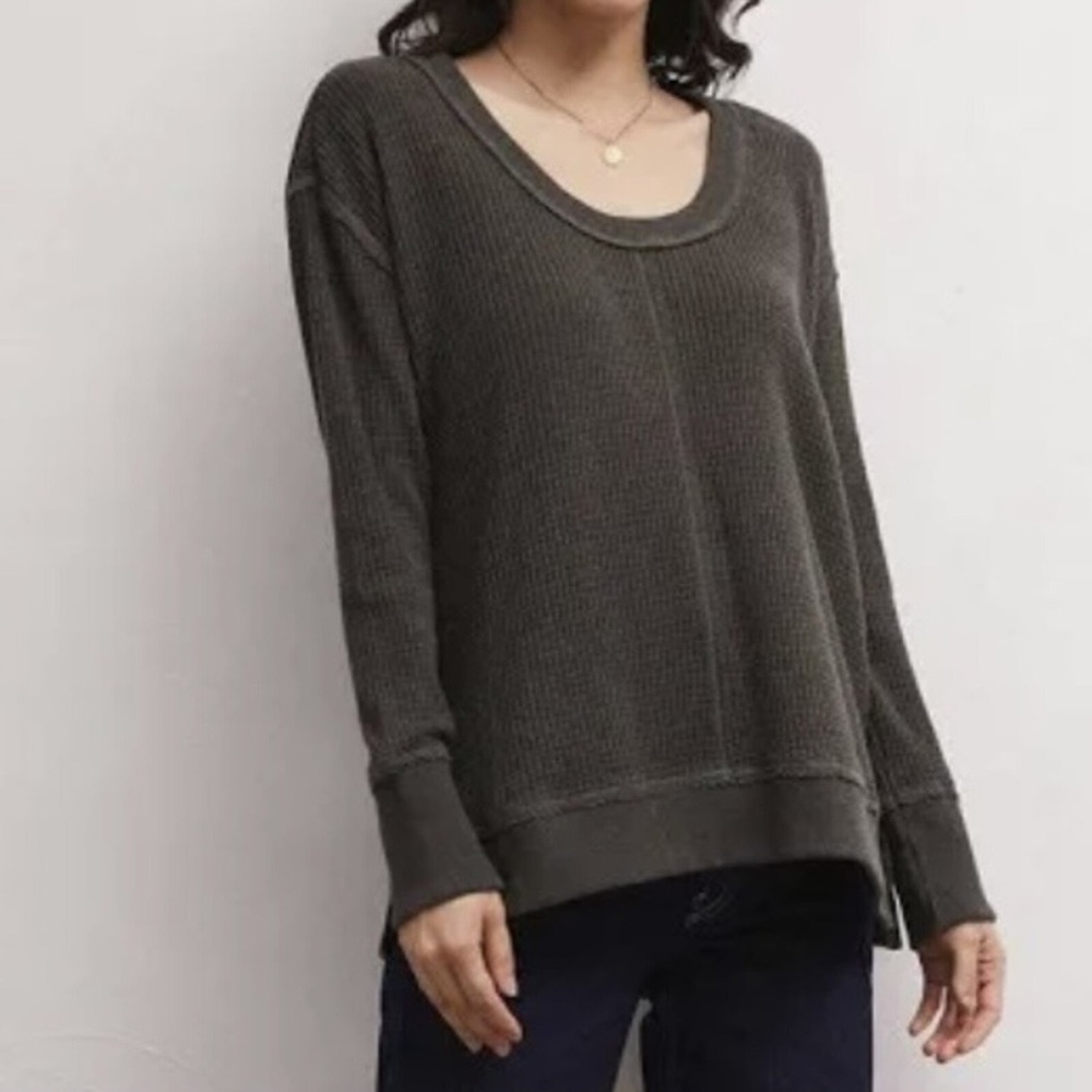 NWT Z Supply waffle knit long sleeve Medium